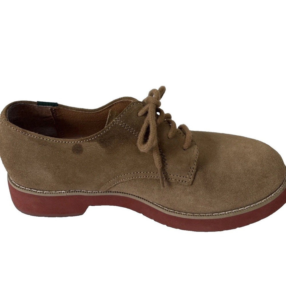 GH Bass Bucs Originals Derby Shoes Mens 6.5 Tan Suede Leather Oxford Classic - Picture 6 of 11